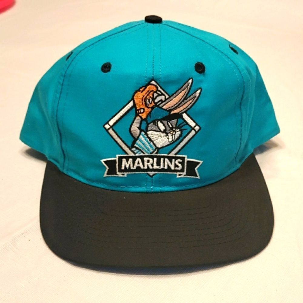 Vintage Warner Brothers x Florida Marlins Hat